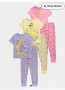 Bawełniane piżamki George 116 5-6 ksiezniczki Disneya