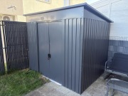 Domek narzędziowy na ogród garaż blaszany blaszak 223x180x198cm