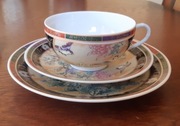 Śniadaniówka piękna cieniutka japońska porcelana gejsza