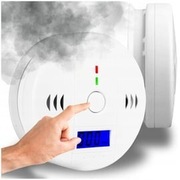 CZUJNIK CZADU TLENKU WĘGLA LCD DETEKTOR