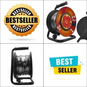 Przedłużacz na metalowym bębnie 50 m