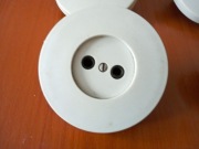 Gniazdko okrągłe prl