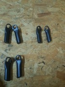 Rogi rowerowe czarne 110mm długi na 21 mm otwór 