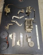 Elementy starej maszyny do pisania loft vintage steampunk 