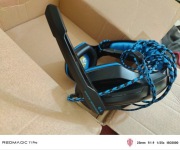 Słuchawki Gamingowe z mikrofonem G4 / SA-708 Niebieskie PC/PS4 Stan BDB