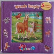 Wesołe kucyki Super puzzle Praca zbiorowa