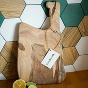 Deska do serwowania/ozdobna - Drewno jabłoni-Tasak