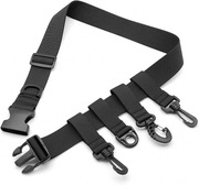 Pas wędkarski, myśliwski, taktyczny z uchwytami