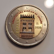 2 EURO Hiszpania 2020 - 2 EURO KOLOR