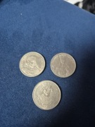 3 monety,różne 50,100,zł