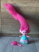 Lalka interaktywna zabawka Hasbro Trolls Poppy Wyjątkowa Fryzura
