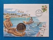 Koperta numizmatyczna Palau 1/4 dolara numisbriefe