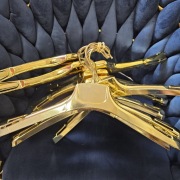 Wieszaki złote  10 szt