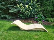 Leżak ogrodowy drewniany 