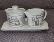 Unikatowy porcelanowy komplet J. Kronester Bavaria 