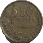 Francja 50 franków z 1951 roku - OBEJRZYJ MOJĄ OFERTĘ