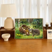 5D DIY Haft diamentowy Jeż 30x40