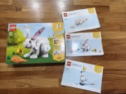 LEGO 31133 biały królik-foka-papuga creator 3 w 1