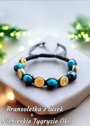 Własnoręcznie wykonana bransoletka militarna myśliwska z łusek. Handmade