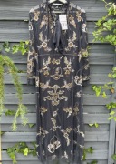 ZARA długa sukienka XS-S edycja limitowana haft