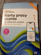 Aktualne karty pracy matematyka dla klas 1  liceum, technikum, podstawa