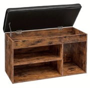 Szafka na buty pojemna z piankowym siedziskiem 