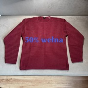 Sweter męski, 50% wełna Sunset Suits r. XL-idealny stan