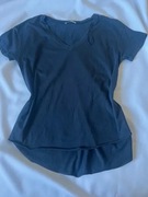 Orsay. Bawełna. ciemno granatowa letnia bluzka z małym dodatkiem elastanu