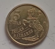 Hiszpania  - 5 peset- 1997r.