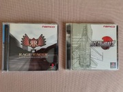 Zestaw dwóch gier Namco - Rage Racer i Ace Combat 2 PSX PS1 PSone NTSC-J