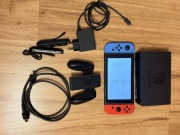 Nintendo Switch 1, oryginalne pudełko, wszystkie akcesoria 