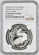20 zł - 1995 - Sum (łac. Silurus glanis) - NGC PF70 Ultra Cameo