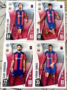 Topps Match Attax 2023/24 – zestaw 4 kart bazowych FC Barcelona