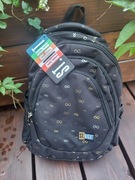 Plecak St.Right czarno złoty