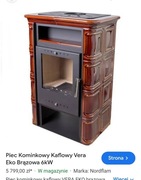 Piec kominkowy kaflowy ekologiczny NOWY
