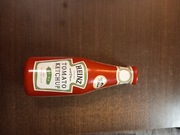 Metalowa duża butelka