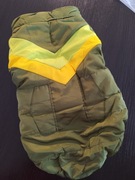 Kurtka zimowa dla pieska zielona XXL