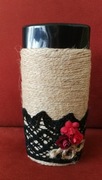 Słoik pojemnik na kawę herbatę ręczna robota 