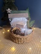 Świąteczny zestaw herbaty dla wanny