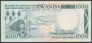 Rwanda 1000 franków 1988 - stan bankowy UNC