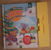 Książka z projektorem Gdzie jest święty Mikołaj?