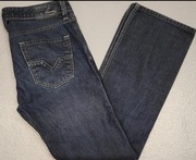 Wr) DIESEL LARKEE Włoskie spodnie jeansowe Roz.32/32