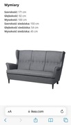 Sofa / Kanapa 3 osobowa IKEA Strandmon 