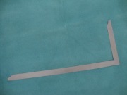 Stary niemiecki kątownik przedwojenny Eugen Rauhaus Cronenberg 72 x 29 cm