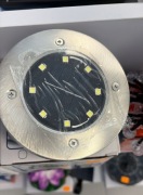Lampa Solarna Najazdowa Ogrodowa Gruntowa DYSK 8 LED**