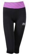 Legginsy Sport Gatta Active Purple Melange M damskie 3/4 za kolano fitness