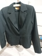 Garnitur damski marynarka spodnie czarny S/M 38