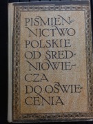 Piśmiennictwo polskie od Średniowiecza do Oświecenia - Kazimierz Krajewski