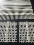 KOMPLET-OBRUS+2 SERWETKI Z KORONKI GIPIUROWEJ