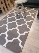 Dywan 120x210 szaro-biały 